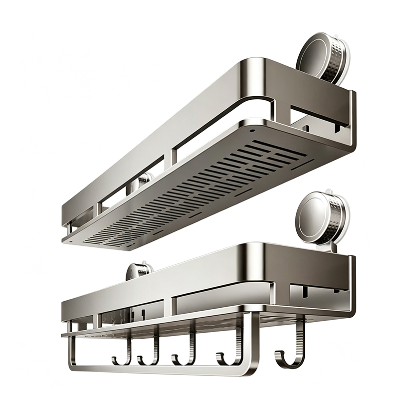 Bathroom Suction Cup Storage Rack
